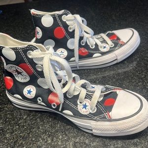 Converse All Star High Top Polk Dots 5.5 Women’s 3.5 Men’s